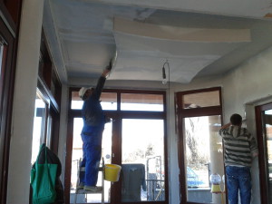 munkában a gipszkartonos